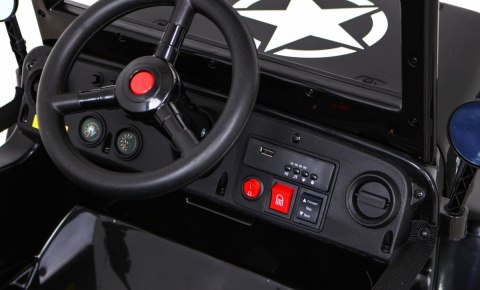 ND28_13420_PA_JH-103_CZ Pojazd Retro Wojskowy Czarny