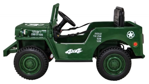 ND28_13421_PA_JH-103_ZIE Pojazd Retro Wojskowy Zielony