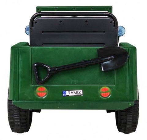 ND28_13421_PA_JH-103_ZIE Pojazd Retro Wojskowy Zielony