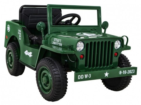 ND28_13421_PA_JH-103_ZIE Pojazd Retro Wojskowy Zielony