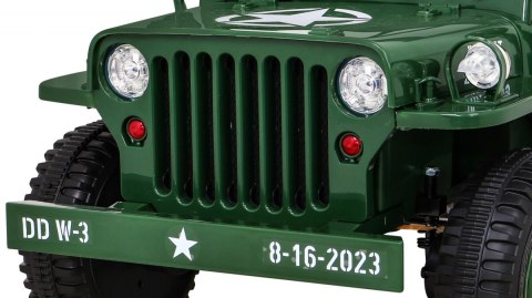 ND28_13421_PA_JH-103_ZIE Pojazd Retro Wojskowy Zielony