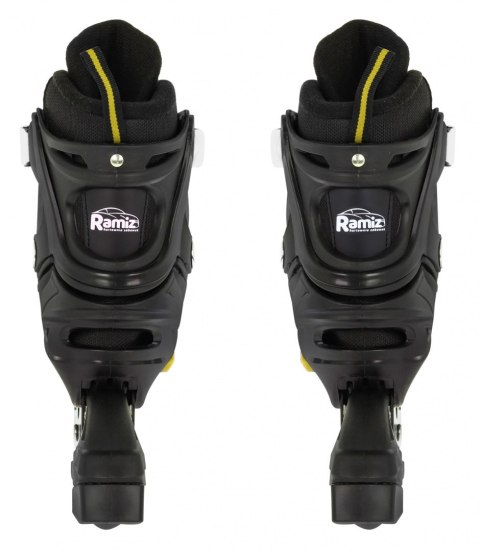 ND28_13730_ZSP_HP88-5_S_ZOL Rolki Łyżwy Zestaw 4w1 29-33 Żółte