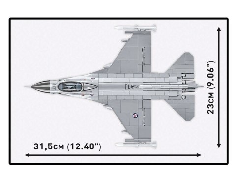 Klocki f-16am fighting falcon 495 elementĂłw