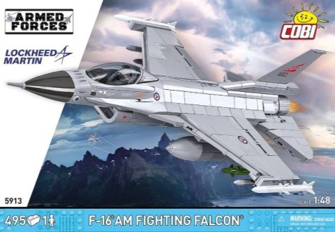 Klocki f-16am fighting falcon 495 elementĂłw