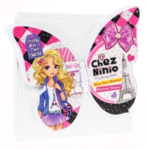 ND28_14362_ZKP_77004 Zestaw do makijażu Kolorowy Motyl dla dzieci 3+ Kosmetyki + akcesoria