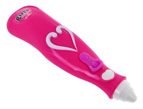 ND28_14366_ZDZ_MBK-359 Zestaw do paznokci dla dzieci 5+ Maszynka do brokatu + Suszarka + Akcesoria