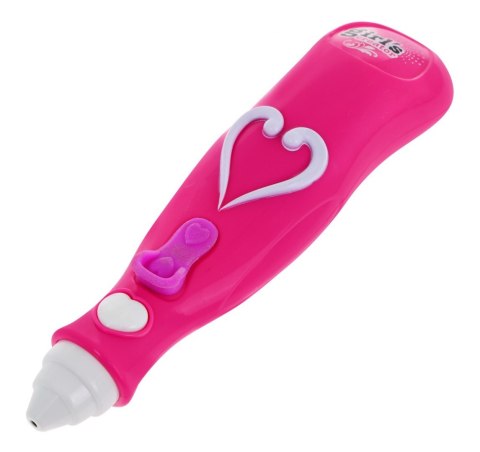 ND28_14366_ZDZ_MBK-359 Zestaw do paznokci dla dzieci 5+ Maszynka do brokatu + Suszarka + Akcesoria