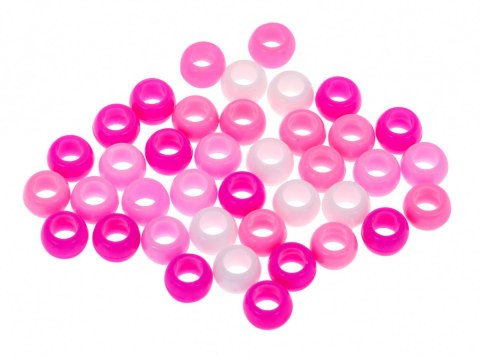 ND28_14368_ZDZ_MBK-275 Zestaw koralików do włosów i bransoletek dla dzieci 5+ Maszynki do nawlekania zaplatania + akcesoria