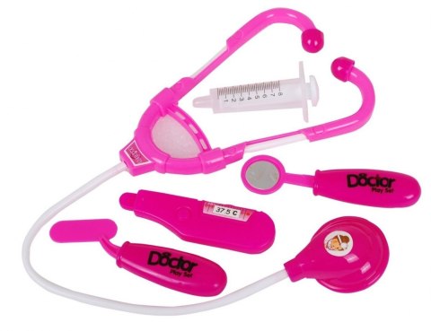 ND28_14378_ZDZ_89008 Zestaw Fashion Lalka Pielęgniarka Brunetka