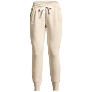 ND05_S11303-L 1356416 783 Spodnie damskie Under Armour Rival Fleece kremowe 1356416 783 r.L