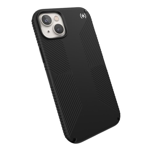 ND38_150116-D143 Speck Presidio2 Grip - Etui iPhone 14 Plus z powłoką MICROBAN (Black / Black / White)
