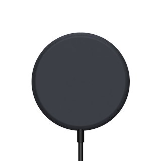 ND38_CRG-MS15W-GRP Crong MagSpot Wireless Charger - Aluminiowa ładowarka MagSafe 15W (Graphite)