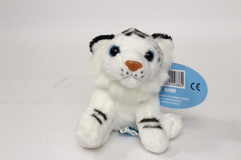 Tygrys biały siedzący 14cm 48884