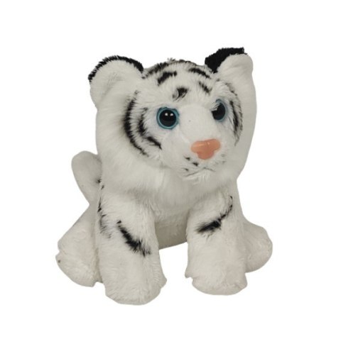 Tygrys biały siedzący 14cm 48884