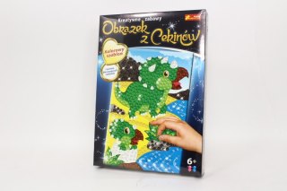 Cekinowy obrazek Dinozaur Triceraptos 52789