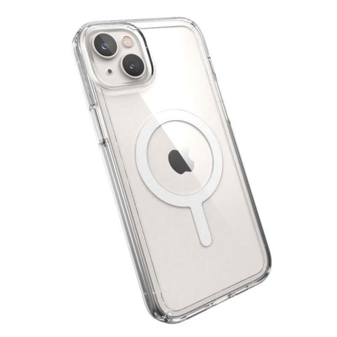 ND38_150131-5085 Speck Gemshell + MagSafe - Etui do iPhone 14 Plus z połowką MICROBAN (Clear)