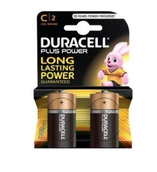 ND39_514333 BATERIA LR14 DURACELL QUALITY POWER B/C OP2SZT