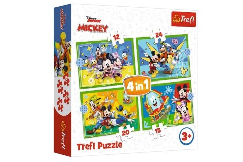PUZZLE 4w1 Wśród przyjaciół 34616