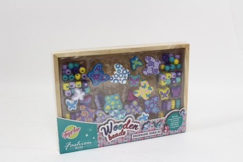 STNUX Koraliki drewniane duże Motyle STN7311 97311