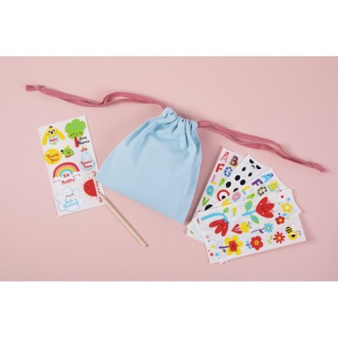 WOOPIE ART&FUN Zestaw Kreatywny Magiczna Torebka + Naklejki do Dekorcji ponad 109 szt.