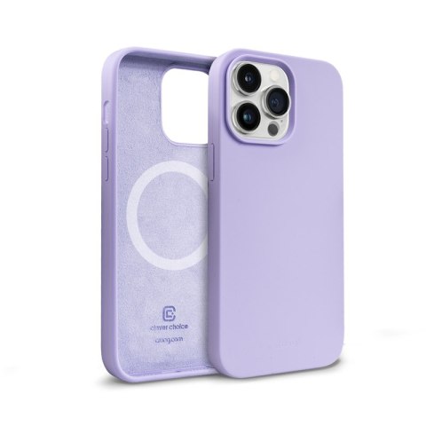 ND38_CRG-COLRM-IP1467P-PRP Crong Color Cover Magnetic - Etui iPhone 14 Pro Max MagSafe (fioletowy)