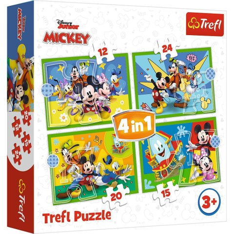 PUZZLE 4w1 Wśród przyjaciół 34616