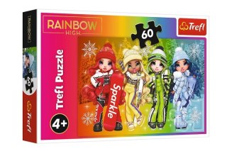 PUZZLE 60 Radosne lalki /MGA RainbowHigh 17380