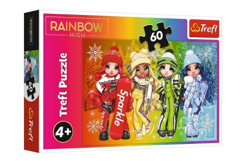 PUZZLE 60 Radosne lalki /MGA RainbowHigh 17380