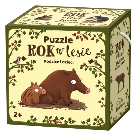Rok w lesie Puzzle Rodzice i dzieci zabawka 00644