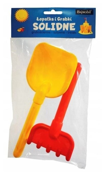 Łopatka i grabki solidne 07615