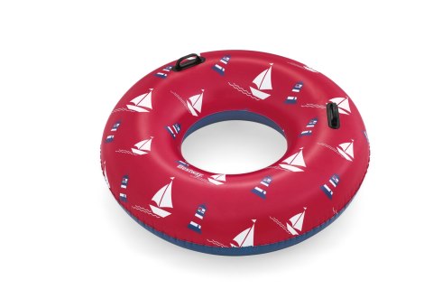 ND28_14623_36353_CZERWONE Kółko Do Pływania 119cm Czerwone BESTWAY