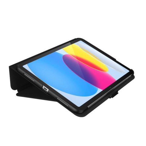 ND38_150226-D143 Speck Balance Folio ? Etui iPad 10.9 (2022) z powłoką MICROBAN w/Magnet & Stand up (Black)