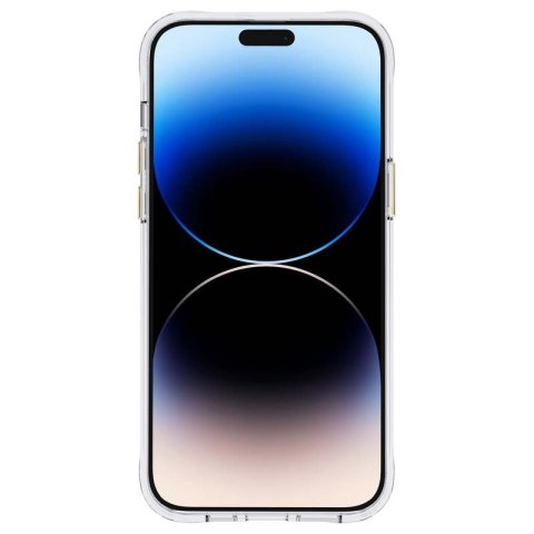 ND38_RP049324 Rifle Paper Clear MagSafe - Etui iPhone 14 Pro Max zdobione złotem (Rose Garden)