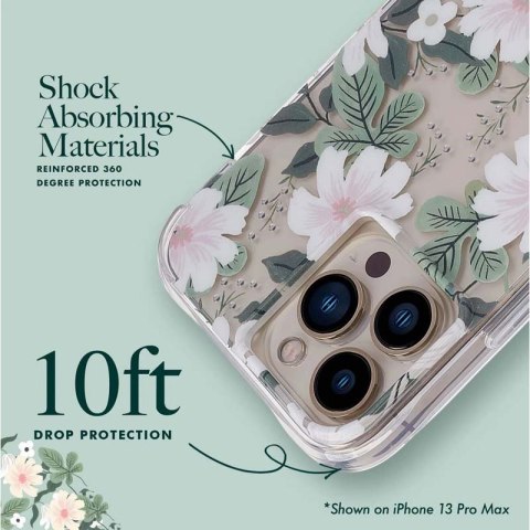 ND38_RP049418 Rifle Paper Clear - Etui iPhone 14 Pro Max (Willow)