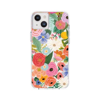 ND38_RP049426 Rifle Paper Clear MagSafe - Etui iPhone 14 Plus (Garden Party Blush)