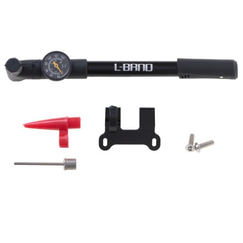 KX5058 L-BRNO Pompka rowerowa z manometrem uchwytem na rower ręczna