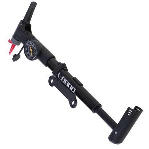 KX5058 L-BRNO Pompka rowerowa z manometrem uchwytem na rower ręczna