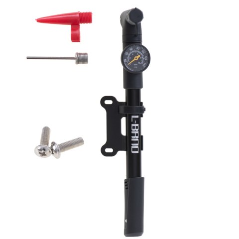 KX5058 L-BRNO Pompka rowerowa z manometrem uchwytem na rower ręczna