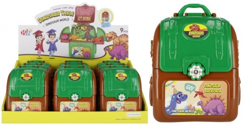 ND39_510461 DINOZAUR AKC W PLECAKU 12X14X7 MC DISP 9/90/180