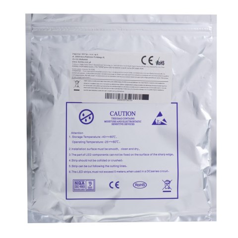 KX4943 Taśma LED na baterie USB czujnik ruchu 1M ciepły biały