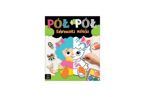 Pół i pół Kolorowanka malucha z lalką 68840