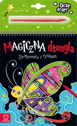 Zdrapywanka z rysikiem Magiczna dżungla 3739 35206