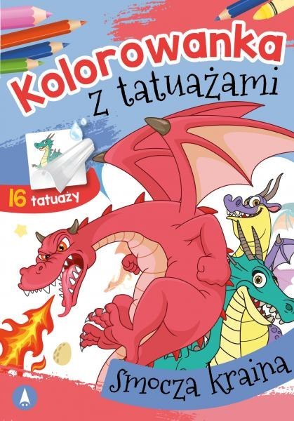 Kolorowanka z tatuażami Smocza kraina 75038