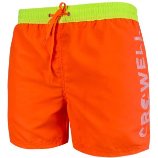 ND05_S11188-L Szorty kąpielowe Crowell Fluo kol. 1 pomarańczowe neon r.L