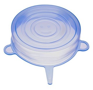 ND12_14985 Pokrywki silikonowe - zestaw 6 szt 5902802919458