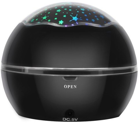 ND12_15448 Lampka nocna z projektorem- czarna LP16857 5900779939301