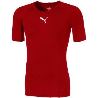 ND05_K14597-L 655918 01 Koszulka męska Puma LIGA Baselayer SS czerwona 655918 01 r.L