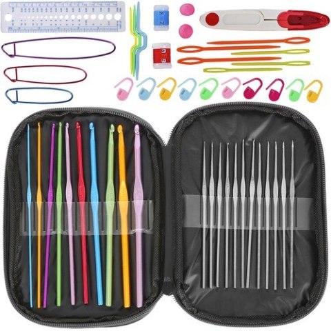 ND12_14416 Zestaw szydełek 50 szt. 5902802915702