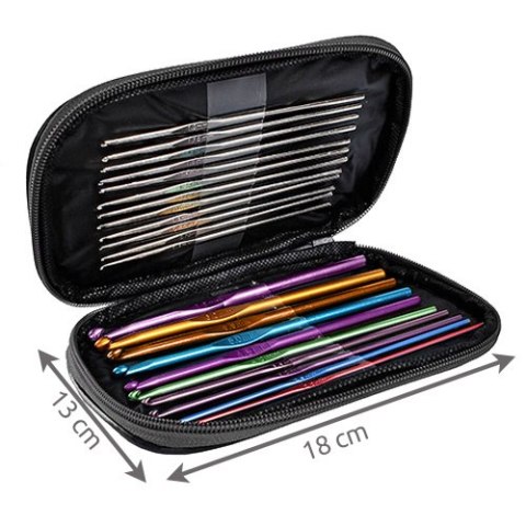 ND12_14416 Zestaw szydełek 50 szt. 5902802915702