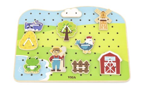 ND18_5099 Viga 44637 Gra w sznurowanie - farma